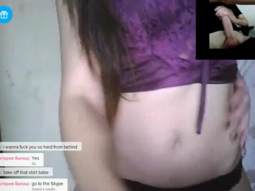 Asian Hot MILF can't wait for her step-sister's big white cock