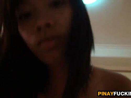 Her hairy Asian pussy is a perfect fit for a dick