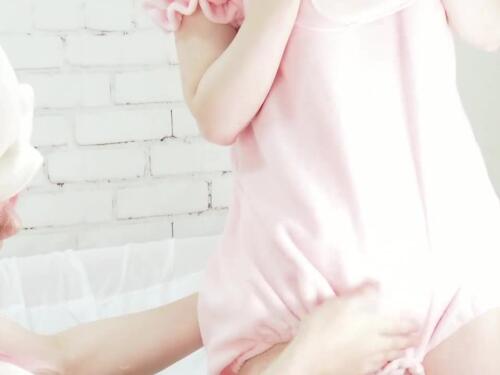Futanari Ayo Nao Aisawa Orgasms Her 1st Napples in Her Diaper - Cosplay Doggy Style