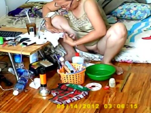 Nautica and her friend webcam show and fuck eachother for the first time