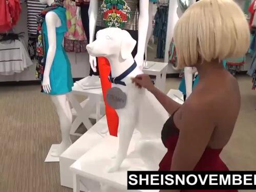 Swinging In The Public Woodlands Pt. 1 (Shopping, Blowjob, Fucking, Cumshot)