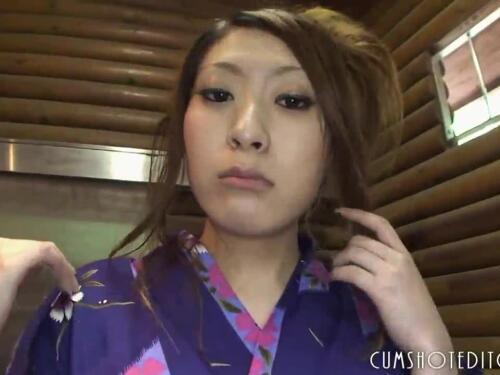 Asian Geisha Nao Otomo gets Fucked in Public Toilet POV - Debut