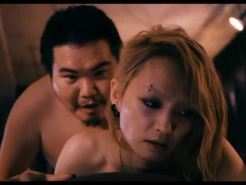Super hot Asian girl Kitty cumswap all over his dick