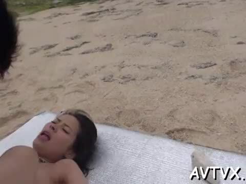 Horny Asian, Violet, opens her legs to a big cock for an amazing fuck