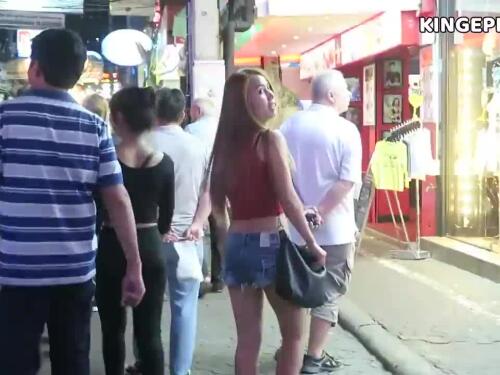 Thai hooker banged in an empty club