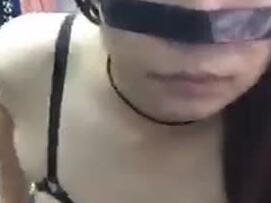 Rei - Japanese MILF Wears CBT and Masturbates