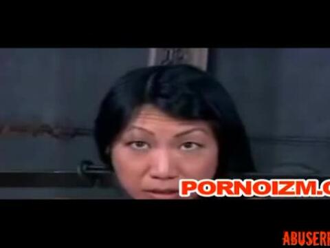 Hot Asian with Big Tits gets spanked and fucked by her Step-Brother