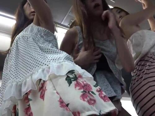 Improvised and fucked by a handsome guy on the train