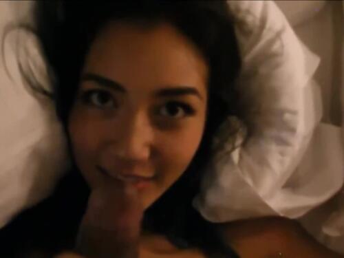 Good morning blowjob, homemade aussie sex with Alina and her BF