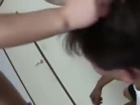 Man teased before he fucks Asian woman - hot asian cum dripping