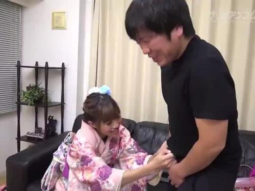 Yukata Nakata pussy play and hard fuck with a big cock