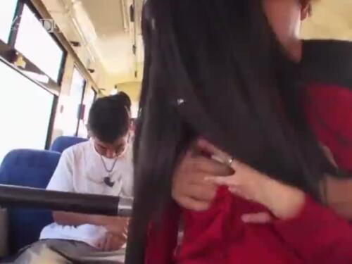 Innocent beauty Hina gets a big dick in 69