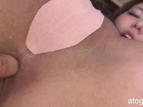 Busty Japanese babe has ass licking and deep anal fingering