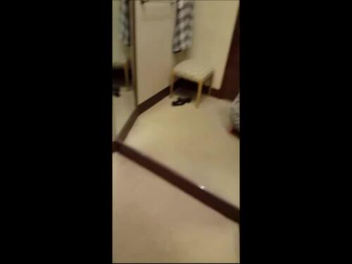 Public Blowjob in the fitting room of a friends hotel