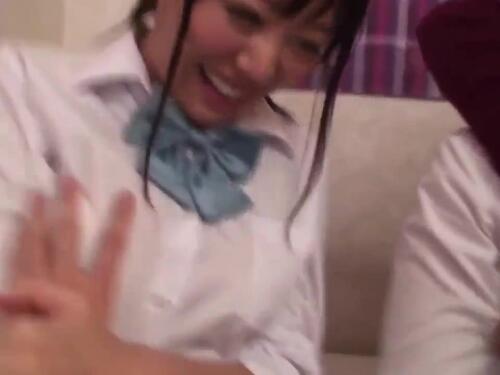 Gorgeous Japanese teen is always horny when they have sex