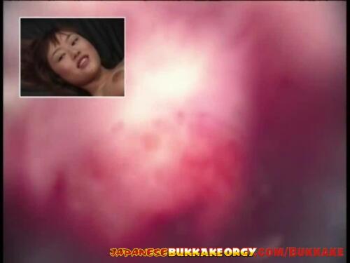 Hot milf Japanese Nana gives blowbang and swallow cum