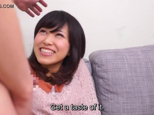 Haruka is ready for 2 cocks to use her holes
