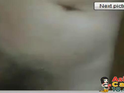 Asian woman has sex with her man and cums on her face