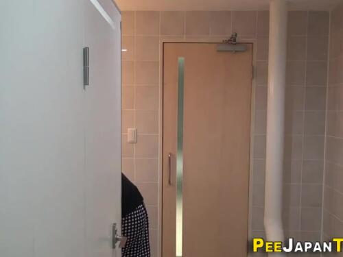 Teen Asian woman pees and jerks off her lover