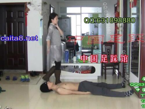 Dirty Asian Mistress humiliates his cock