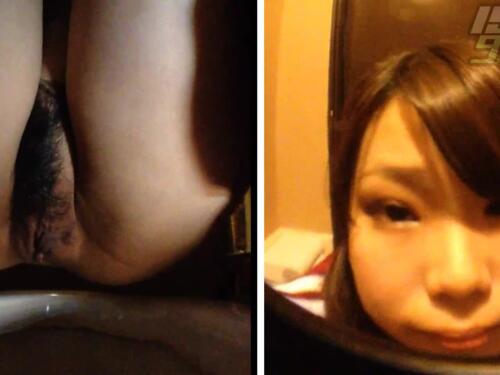 Teen Asian Teen Pissing Closeup on Toilet