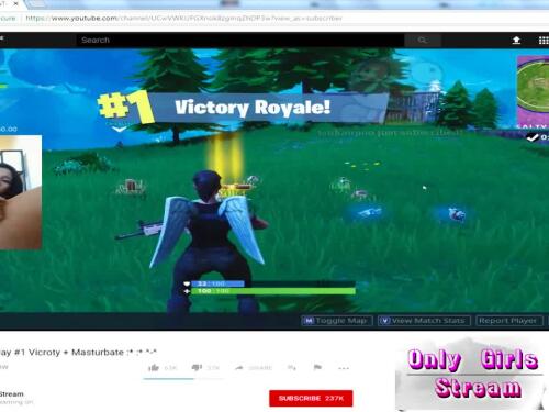 Sexy Teen Playing Fortnite - Porno Ft Nicolette