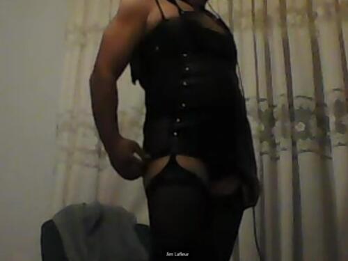 Sissy princess takes my small dick with a little view
